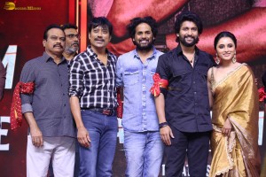 Saripodhaa Sanivaaram Pre-Release Function attended by Nani, Priyanka Arul Mohan, SJ Suryah, and Ali