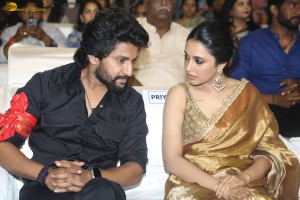 Saripodhaa Sanivaaram Pre-Release Function attended by Nani, Priyanka Arul Mohan, SJ Suryah, and Ali