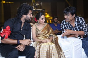 Saripodhaa Sanivaaram Pre-Release Function attended by Nani, Priyanka Arul Mohan, SJ Suryah, and Ali