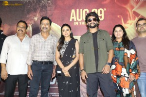 Saripodhaa Sanivaaram Trailer Launch attended by Nani, Priyanka Arul Mohan, and Suryah
