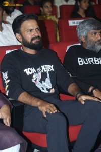 Saripodhaa Sanivaaram Vijaya Veduka attended by Nani, Priyanka Arul Mohan, Ali, SJ Suryah, and Dil Raju