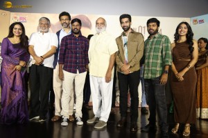 Sarkaaru Noukari Trailer Launch attended by Akash Goparaju, Bhavana Vazhapandal, Raghavendra Rao, and others
