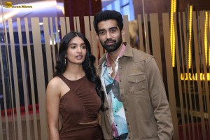 Sarkaaru Noukari Trailer Launch attended by Akash Goparaju, Bhavana Vazhapandal, Raghavendra Rao, and others