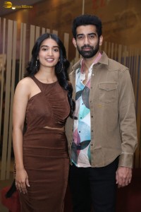 Sarkaaru Noukari Trailer Launch attended by Akash Goparaju, Bhavana Vazhapandal, Raghavendra Rao, and others