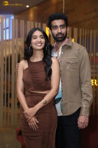 Sarkaaru Noukari Trailer Launch attended by Akash Goparaju, Bhavana Vazhapandal, Raghavendra Rao, and others