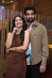 Sarkaaru Noukari Trailer Launch attended by Akash Goparaju, Bhavana Vazhapandal, Raghavendra Rao, and others