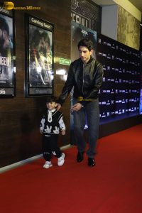 Sarzameen Screening attended by Ibrahim Ali Khan, Sara Ali Khan, Shubhangi Dutt, Anupam Kher, and others