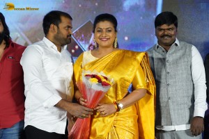 Trailer Launch of Telugu Film Sasanasabha attended by Indra Sen, Aishwarya Raj and Roja