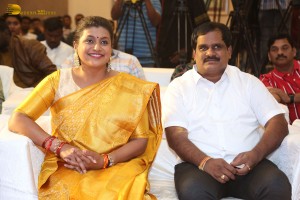 Trailer Launch of Telugu Film Sasanasabha attended by Indra Sen, Aishwarya Raj and Roja