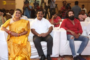 Trailer Launch of Telugu Film Sasanasabha attended by Indra Sen, Aishwarya Raj and Roja