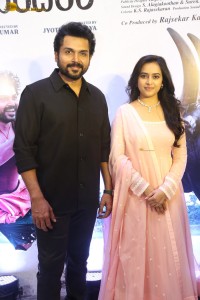 Sathyam Sundaram Pre-Release Function attended by Karthi, Sri Divya, Vishwak Sen, Daggubati Suresh Babu, and others