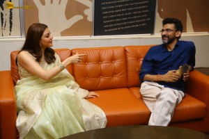 Satyabhama First Look Launch attended by Kajal Aggarwal, Akhil Degala, and Sekhar Kammula