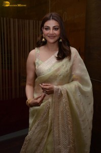 Satyabhama First Look Launch attended by Kajal Aggarwal, Akhil Degala, and Sekhar Kammula