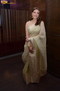 Satyabhama First Look Launch attended by Kajal Aggarwal, Akhil Degala, and Sekhar Kammula