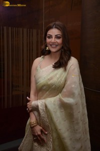 Satyabhama First Look Launch attended by Kajal Aggarwal, Akhil Degala, and Sekhar Kammula