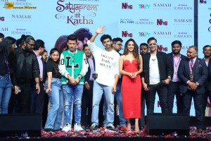 Satyaprem Ki Katha Musical Concert attended by the film’s lead actors Kartik Aaryan and Kiara Advani