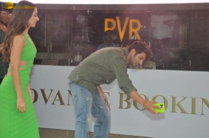 Kartik Aaryan and Kiara Advani promote their film Satyaprem Ki Katha at PVR Citi Mall on June 26, 2023