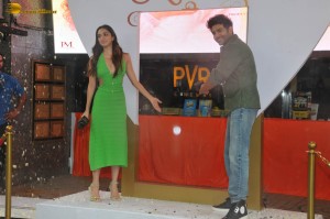 Kartik Aaryan and Kiara Advani promote their film Satyaprem Ki Katha at PVR Citi Mall on June 26, 2023