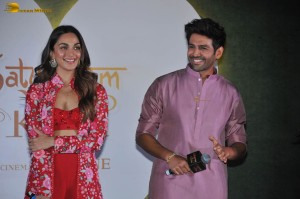 Kartik Aaryan and Kiara Advani launch a song from their film Satyaprem Ki Katha on June 21, 2023