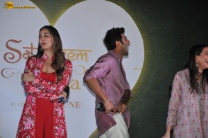 Kartik Aaryan and Kiara Advani launch a song from their film Satyaprem Ki Katha on June 21, 2023
