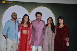 Kartik Aaryan and Kiara Advani launch a song from their film Satyaprem Ki Katha on June 21, 2023