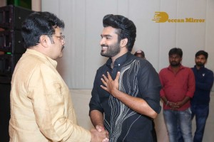 Komalee Prasad and Kiran Abbavaram attend the pre release function of the movie Sebastian PC 524