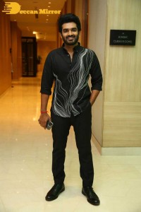 Komalee Prasad and Kiran Abbavaram attend the pre release function of the movie Sebastian PC 524