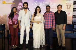 shaakuntalam trailer launch attended by samantha ruth prabhu and dev mohan and dil raju