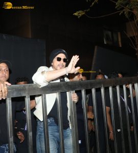 Bollywood superstar Shah Rukh Khan greets fans on his 60th Birthday