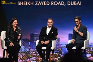 Bollywood star Shah Rukh Khan and Danube group’s Chairman Rizwan Sajan announce Shahrukhz Danube
