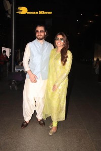 Shama Sikander and James Milliron are seen back in Mumbai after their marriage