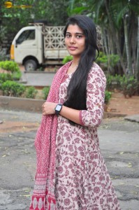 actress Sharanya Pradeep sweet and simple looks in a salwar