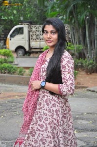 actress Sharanya Pradeep sweet and simple looks in a salwar