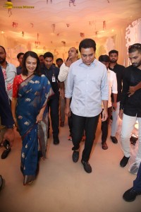 Sharwanand and Rakshita Reddy’s Wedding Reception attended by Balakrishna, Ram Charan, Venkatesh, KTR, and others