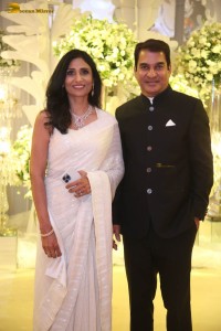 Sharwanand and Rakshita Reddy’s Wedding Reception attended by Balakrishna, Ram Charan, Venkatesh, KTR, and others