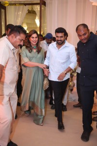 Sharwanand and Rakshita Reddy’s Wedding Reception attended by Balakrishna, Ram Charan, Venkatesh, KTR, and others
