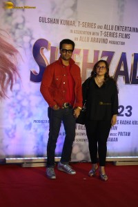Special Screening of the film Shehzada attended by Kartik Aaryan, Kriti Sanon, Arjun Kapoor, Huma Qureshi and others