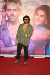 Special Screening of the film Shehzada attended by Kartik Aaryan, Kriti Sanon, Arjun Kapoor, Huma Qureshi and others