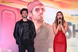 Shehzada Trailer Launch attended by Kartik Aaryan and Kriti Sanon