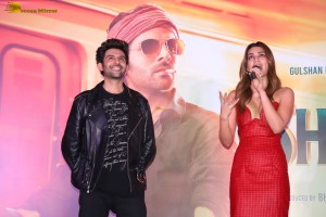Shehzada Trailer Launch attended by Kartik Aaryan and Kriti Sanon