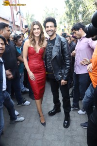 Shehzada Trailer Launch attended by Kartik Aaryan and Kriti Sanon