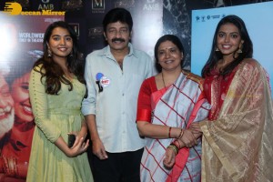 Shekar movie trailer launch event attended by Rajashekar, Jeevitha, Eesha Rebba, Adivi Sesh, Shivathmika Rajashekar and others