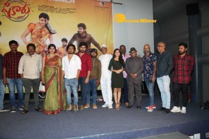 Sai Dhanshika attends the trailer launch event of Telugu movie Shikaru