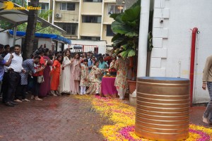 Ganesh Visarjan ceremony at actress Shilpa Shetty’s house
