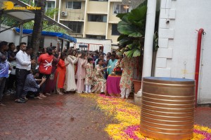 Ganesh Visarjan ceremony at actress Shilpa Shetty’s house