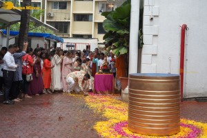 Ganesh Visarjan ceremony at actress Shilpa Shetty’s house