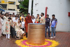Ganesh Visarjan ceremony at actress Shilpa Shetty’s house