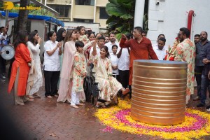 Ganesh Visarjan ceremony at actress Shilpa Shetty’s house