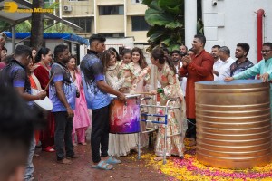 Ganesh Visarjan ceremony at actress Shilpa Shetty’s house