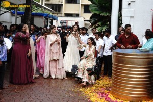 Ganesh Visarjan ceremony at actress Shilpa Shetty’s house